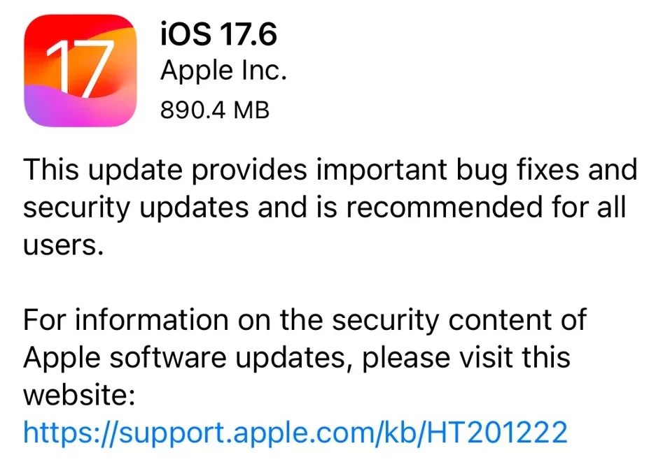 Critical Security Update Why You Must Install iOS 17.6 on Your iPhone Now