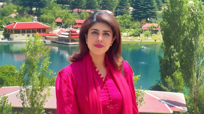 Journalist , News Anchor and Traveller Mariam Zafar Enjoys a Scenic Retreat at Shangrila Resort, Skardu