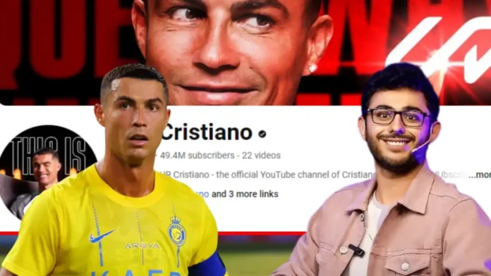 Cristiano Ronaldo Surpasses Carryminati in Subscriber Count