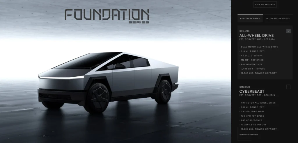 Tesla Cybertruck Foundation Series Now Open to All