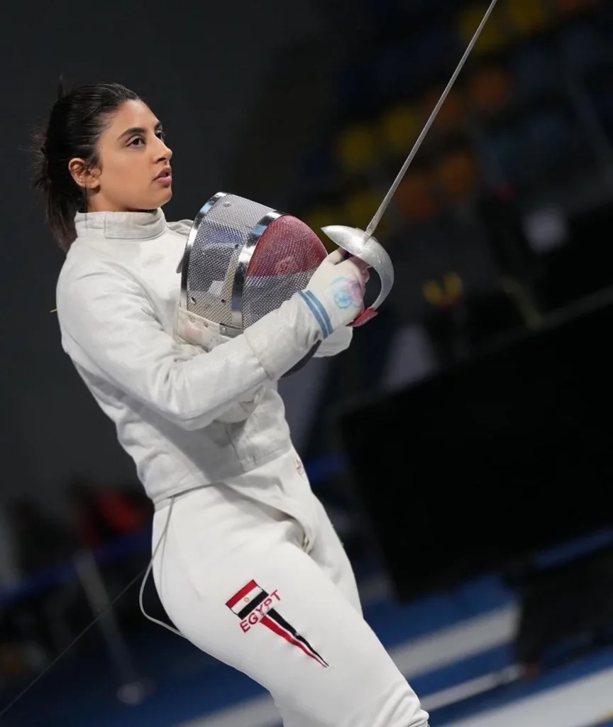 Egyptian Fencer Nada Hafez Competes at Paris Olympics While Seven Months Pregnant